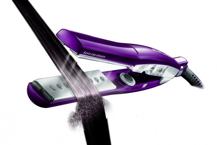 Le fer à lisser Babyliss i pro 230 steam pour une coiffure impécable